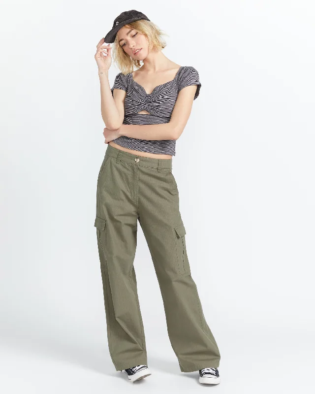 Weekend Offers That Thrill Cargstone Pants - Army Green Combo