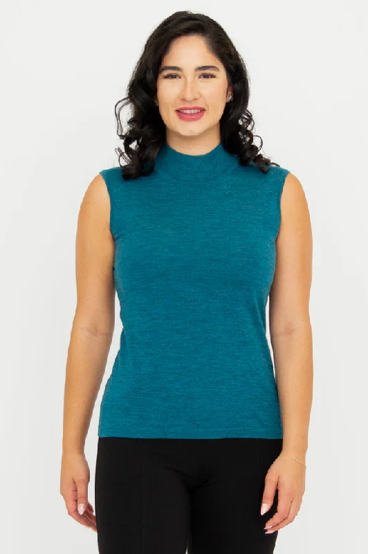 Weekend Shopping Made Better Rita Sweater, Teal, Merino Wool