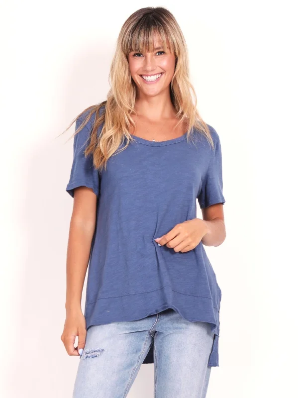 Price Drop Haley Tee - Steele