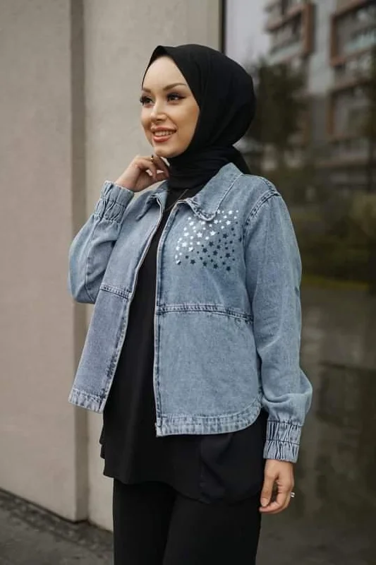 Shop the Weekend Away Denim Short Jacket - Jeans