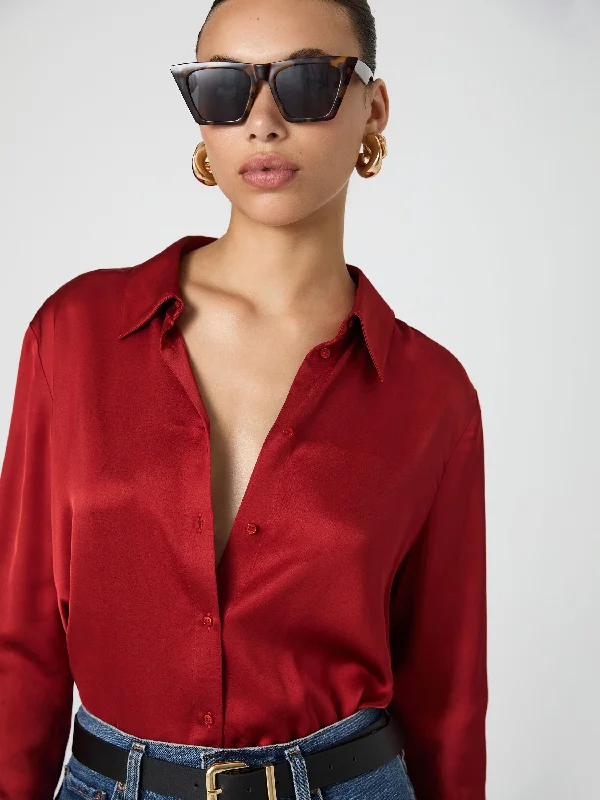 Hot Deal Ennis Satin Shirt