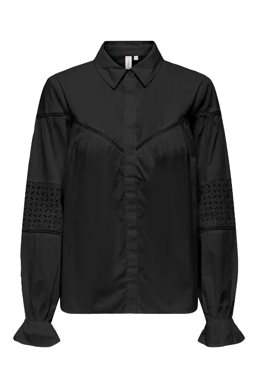 Savings Event Only - Onlmay L/S Detail Shirt - 4460775 Black