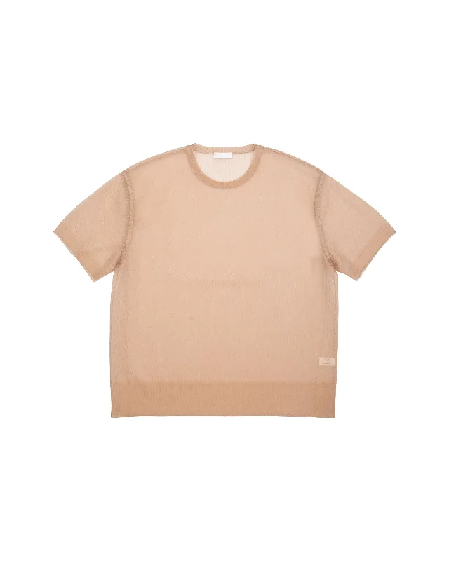Blowout Sale Struttura Trasparente Short Sleeves Top