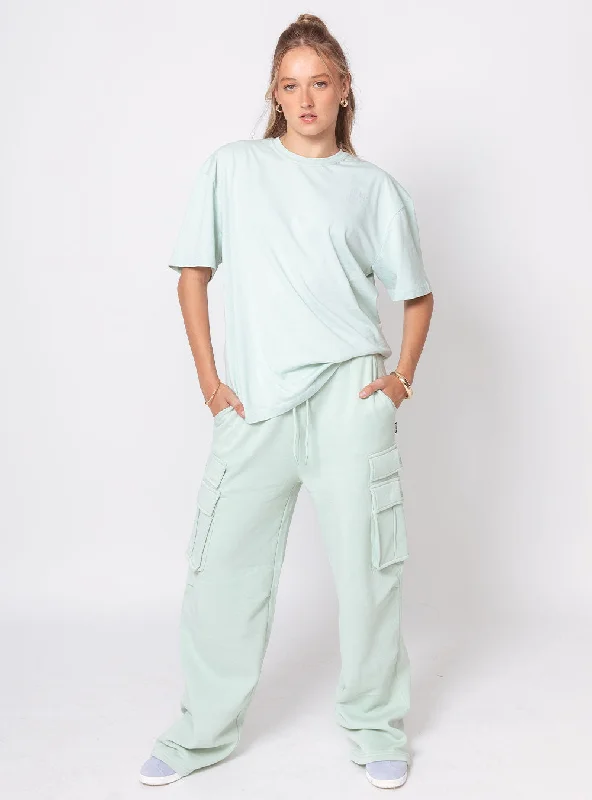 Exclusive Deal Unisex U Logo Freestyle Baggy Tee Mint