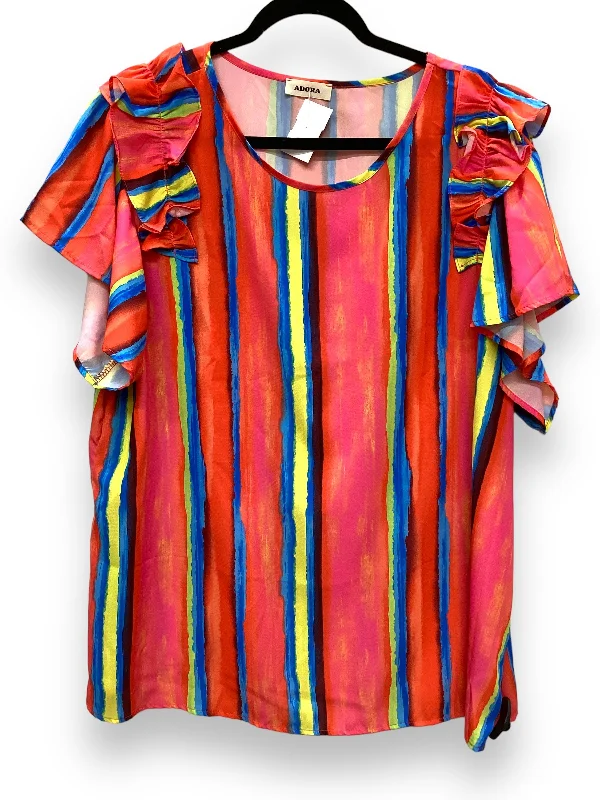 Massive Deals Multi-colored Top Sleeveless Clothes Mentor, Size 2x