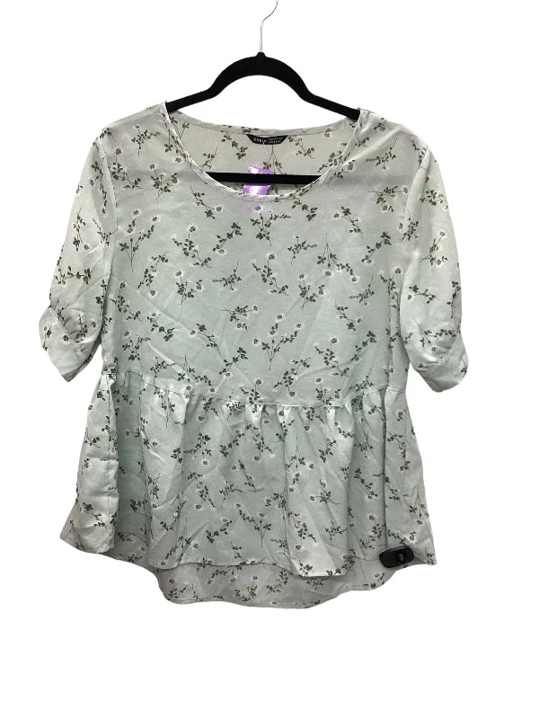 Limited Time Green Top Short Sleeve Shein, Size M