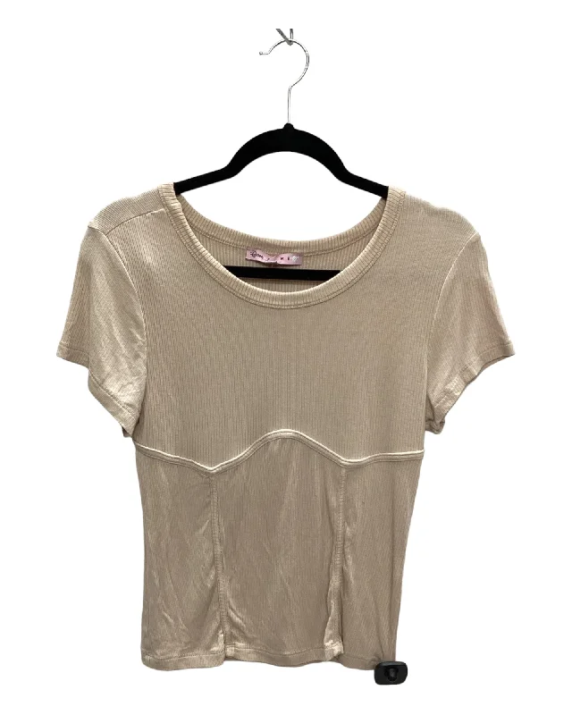 Value Pack Tan Top Short Sleeve Clothes Mentor, Size Xl