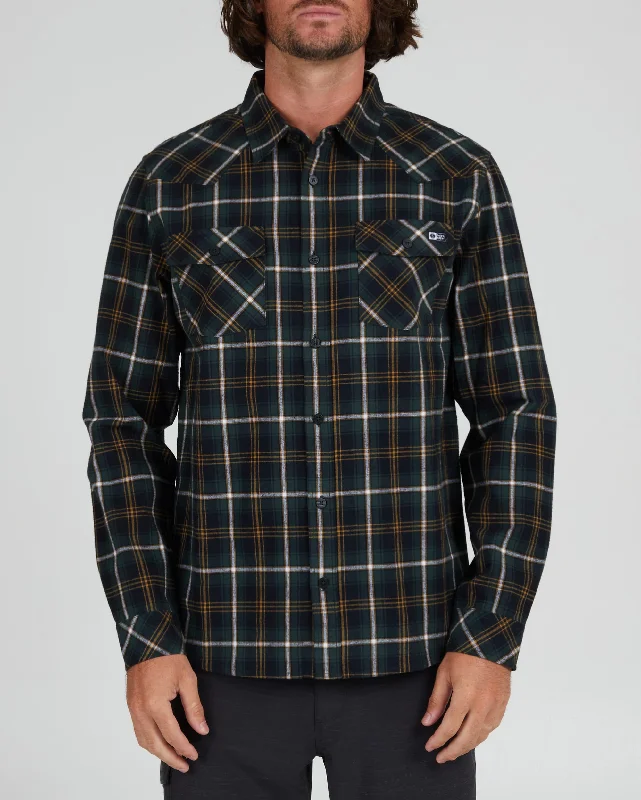 Final Clearance Herdsman Flannel - Black Spruce