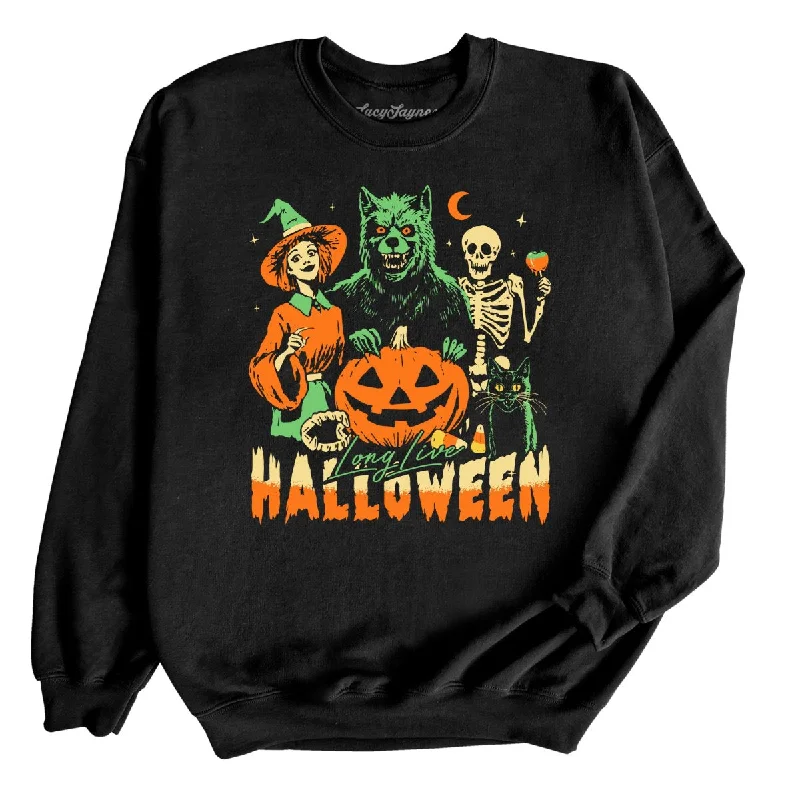 New Deal Long Live Halloween Sweatshirt