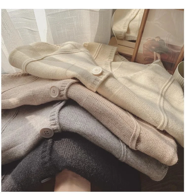 Mega Deal V-neck knitted top vest for women outer casual sweater vest   S5011