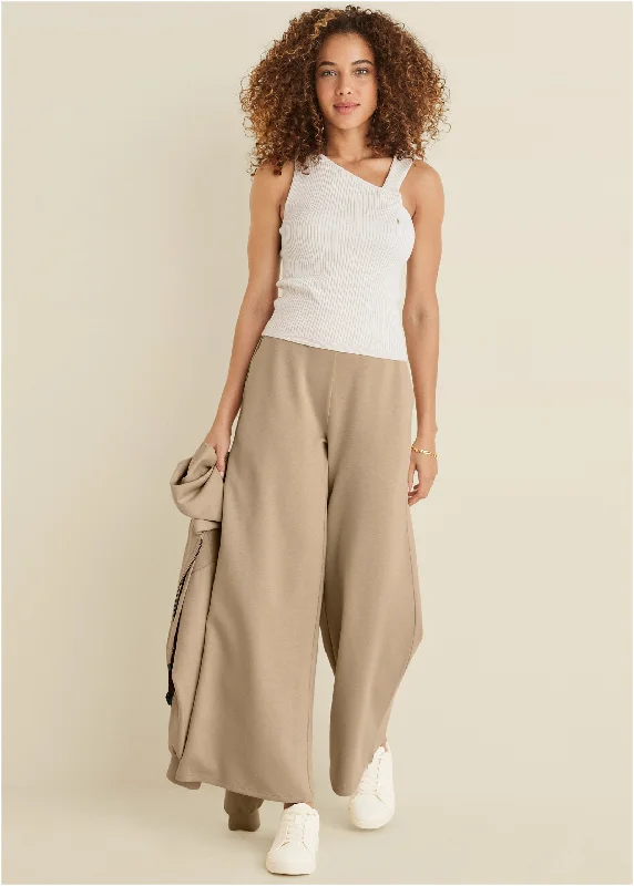 Exclusive Savings Twist Detail Sweater Tank - Off White