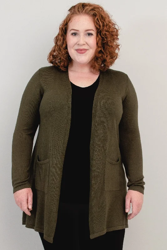 Weekend Savings Fiesta Justine Sweater, Khaki, Bamboo Cotton