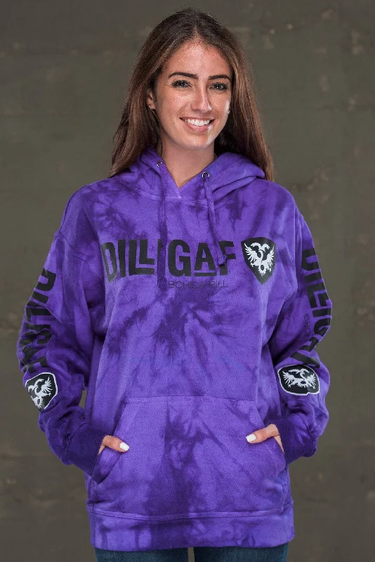 While Supplies Last Classic Dilligaf Tye Dye Pullover Hoodie