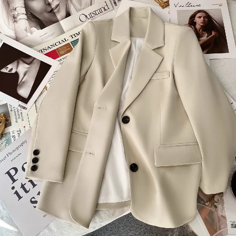 Weekend Deals That Sizzle Casual suit jacket for women new black popular suit       S3474