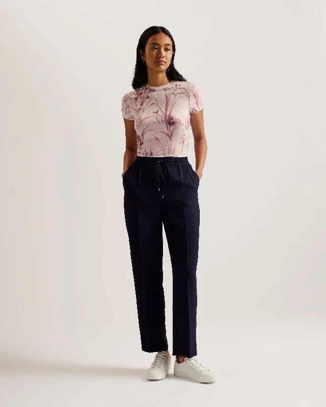 Mega Sale Milleis Printed Fitted Tee Ivory