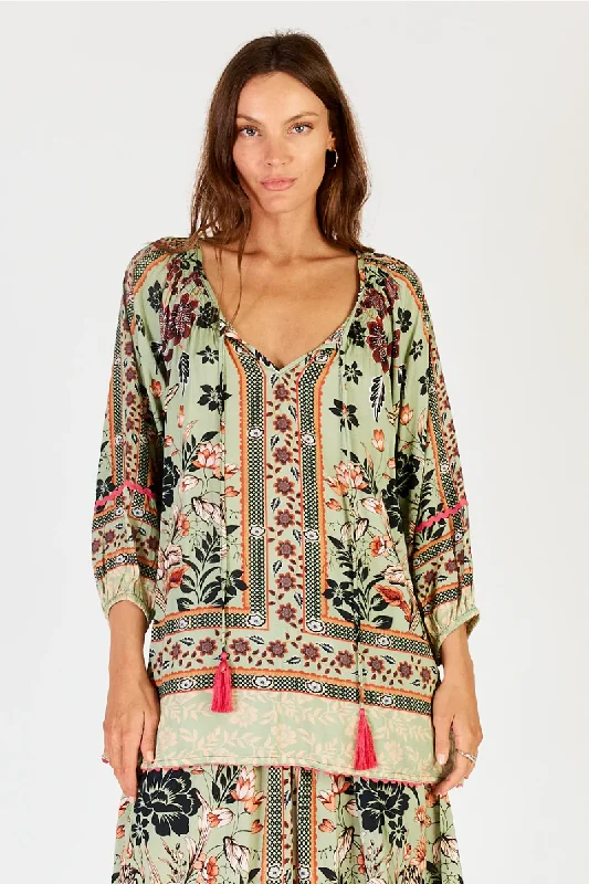 Flash Sale Lula Soul Palermo Print Sage