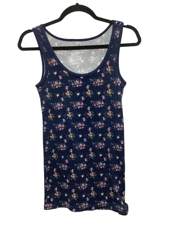 Crazy Deals Floral Print Tank Top Time And Tru, Size M