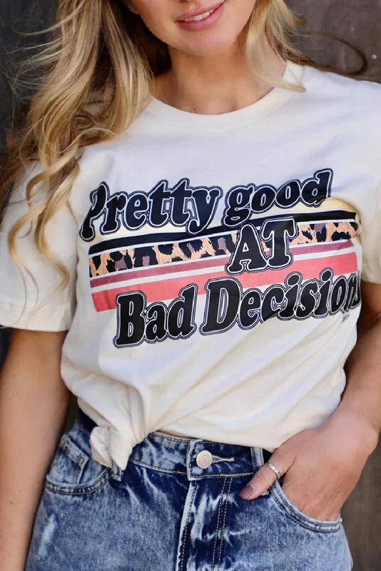 Markdown Sale Letter Print Crew Neck Short Sleeve T-shirt