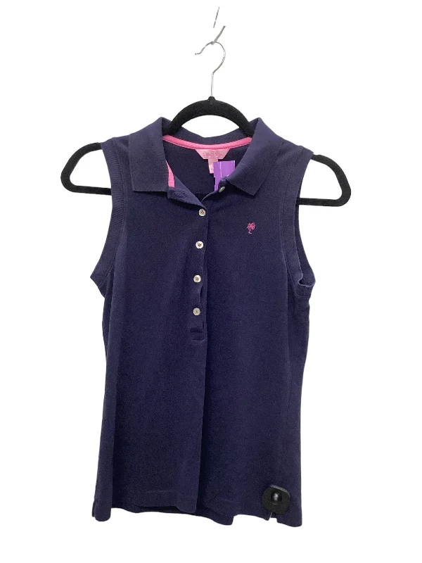 Amazing Deals Navy Top Sleeveless Lilly Pulitzer, Size S