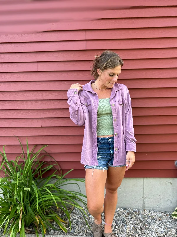 Weekend Deals That Spark The Dusty Purple Shacket