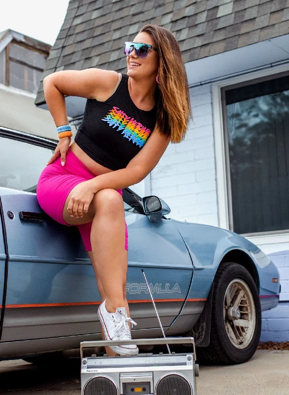 Big Deal Static Electricity Cropped Tank