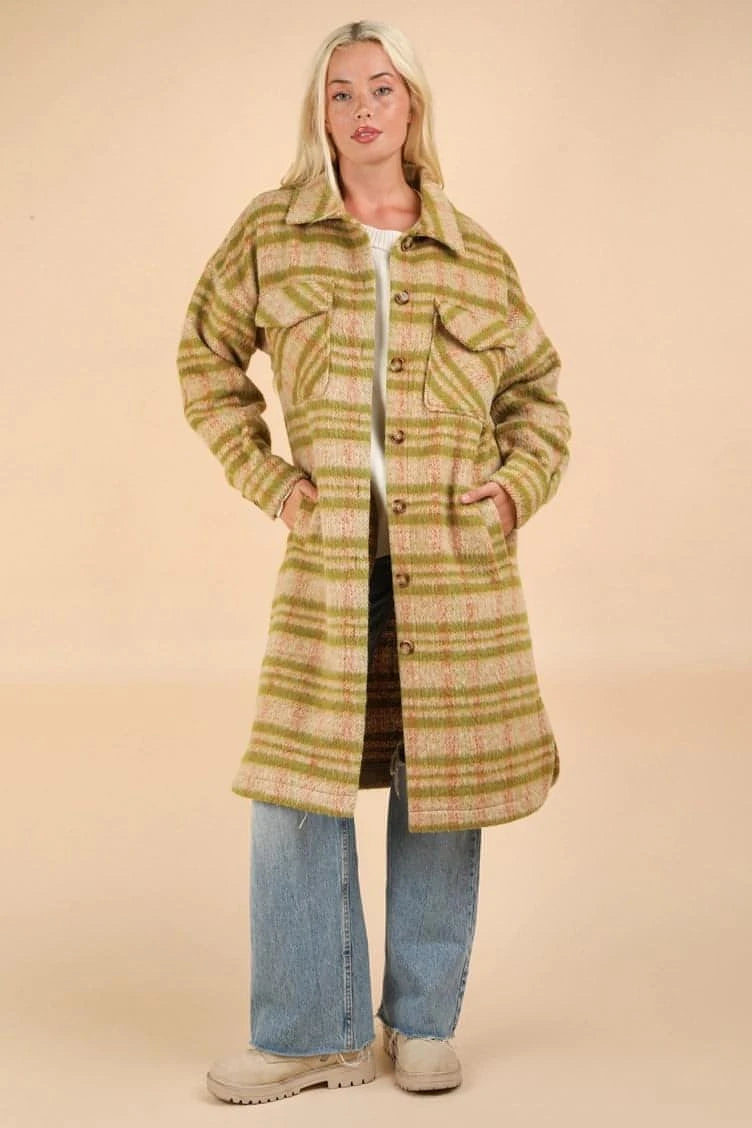 Today Only Roxy Plaid Sherpa Jacket