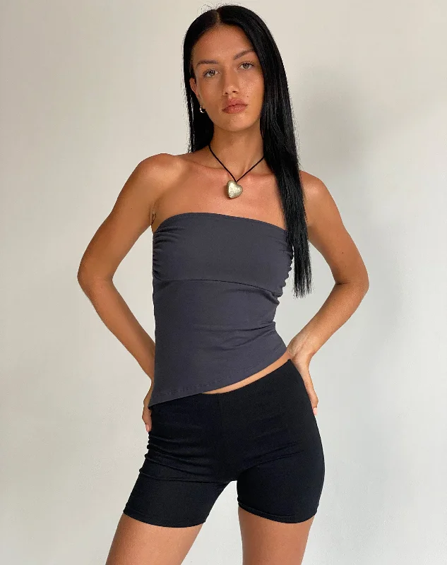 Discount Days Minase Asymmetric Bandeau Top in Ocean Storm