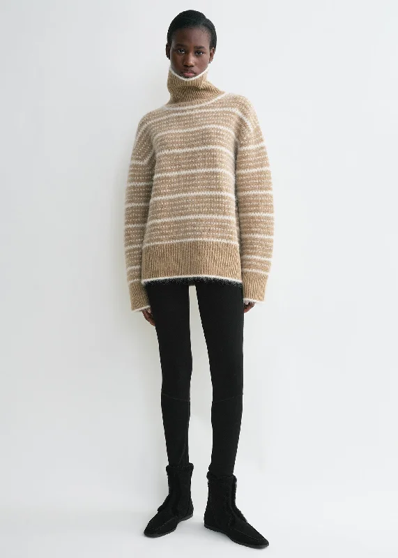 Weekend Discounts to Savor Heritage turtleneck soft camel