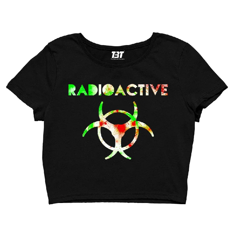 Members Only Imagine Dragons Crop Top - Radioactive