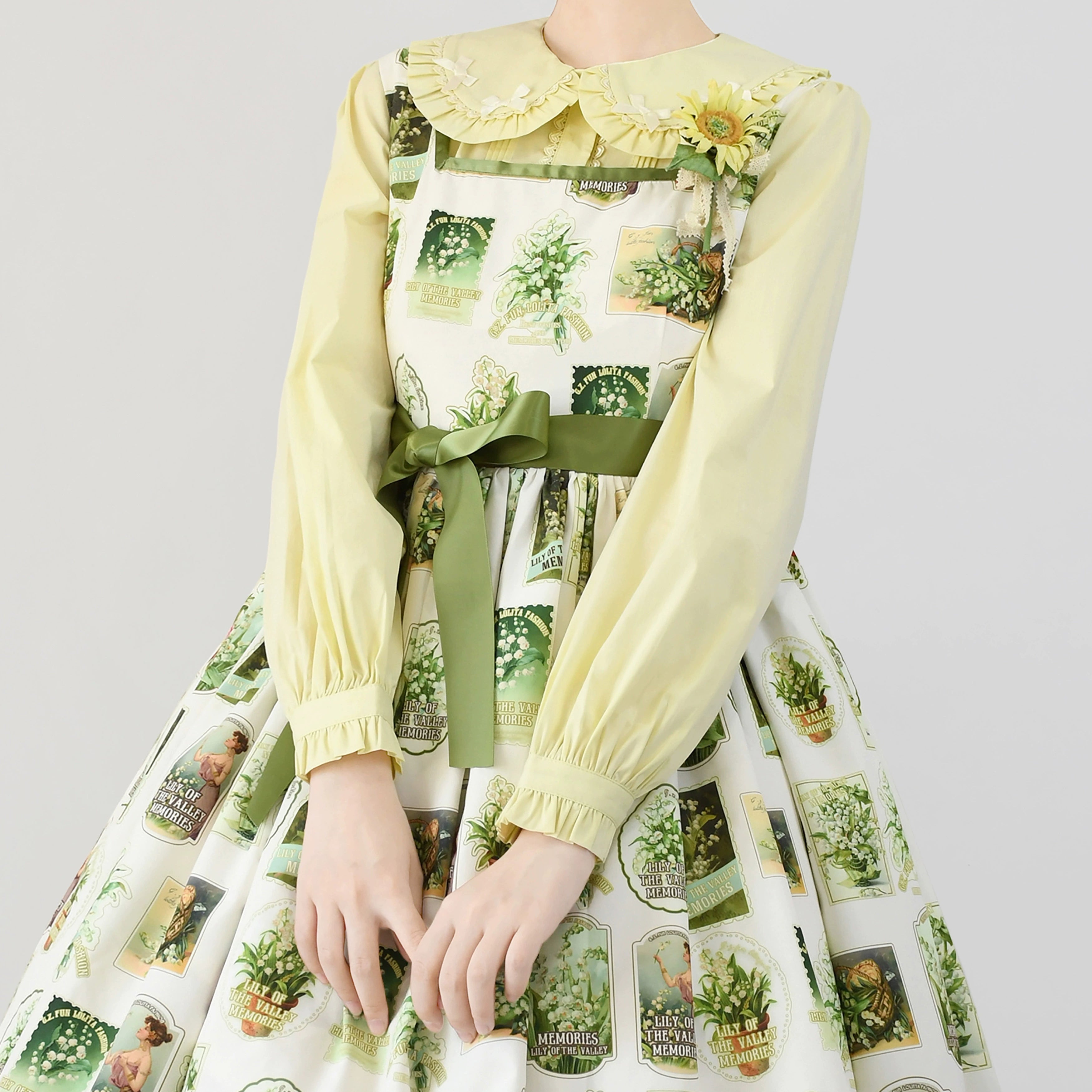 Celebrate the Weekend with Discounts MIST~Sweet Lolita Blouse Doll Collar Lolita Shirt With Bubble Sleeve Celebrate the Weekend with Discounts MIST~Sweet Lolita Blouse Doll Collar Lolita Shirt With Bubble Sleeve