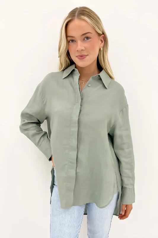 Special Discount Sorrento Shirt Sage Green
