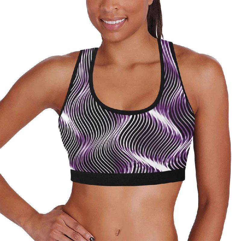 Top Pick TRP Twisted Patterns 04: Weaved Metal Waves 01-01 Designer Sports Bra