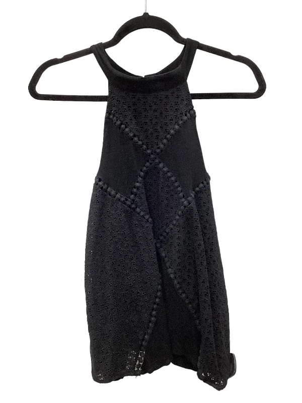 Super Bargain Black Top Sleeveless Alya, Size M