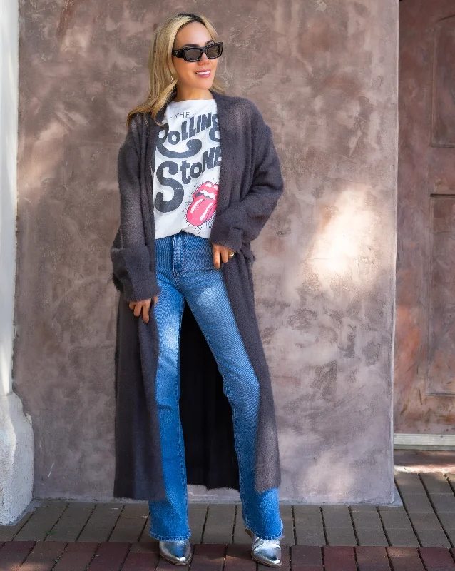 Weekend Price Cuts Galore Kallie Fuzzy Knit Long Cardigan