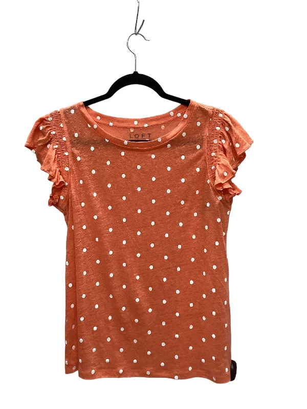 Price Drop Orange Top Sleeveless Loft, Size Xs