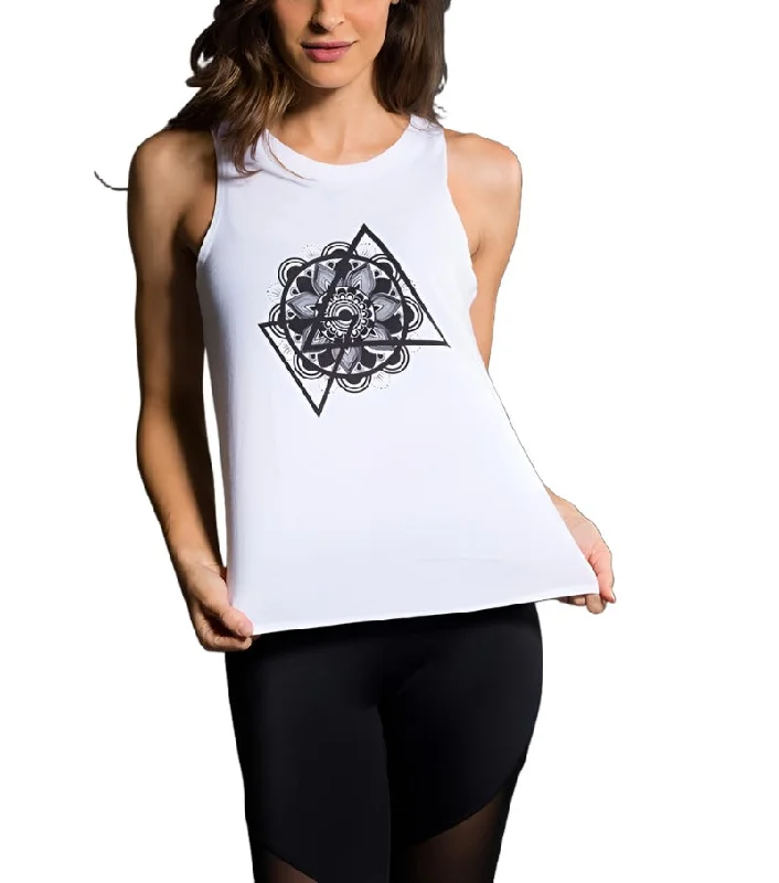 Exclusive Deal Onzie Nama Tank  370 Mandala White