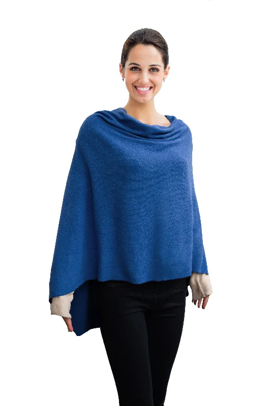 Members Only Comfort Luxe Collection Cozy Knit Poncho
