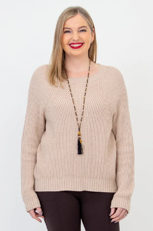The Best Prices Davis Sweater, Natural, Cotton