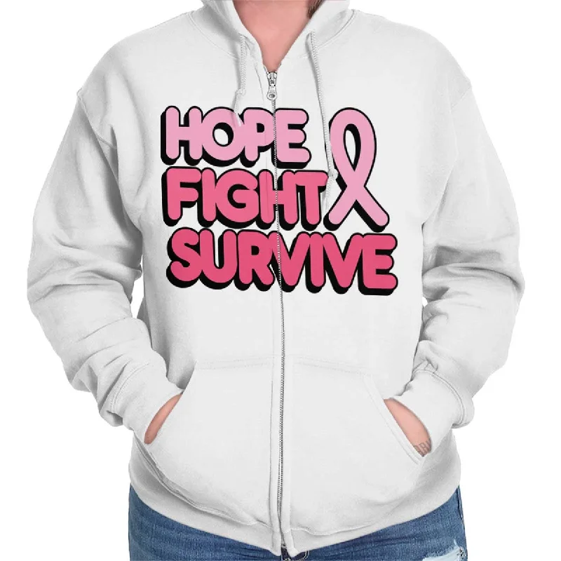 Deal Alert Hope Fight Survive BCA Zip Hoodie
