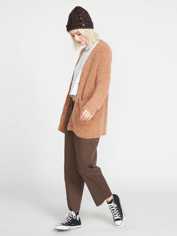 New Arrival Stones Up Cardigan - Vintage Brown