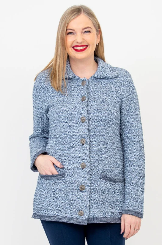 Take Action Chanel Cardigan, Merali, Cotton