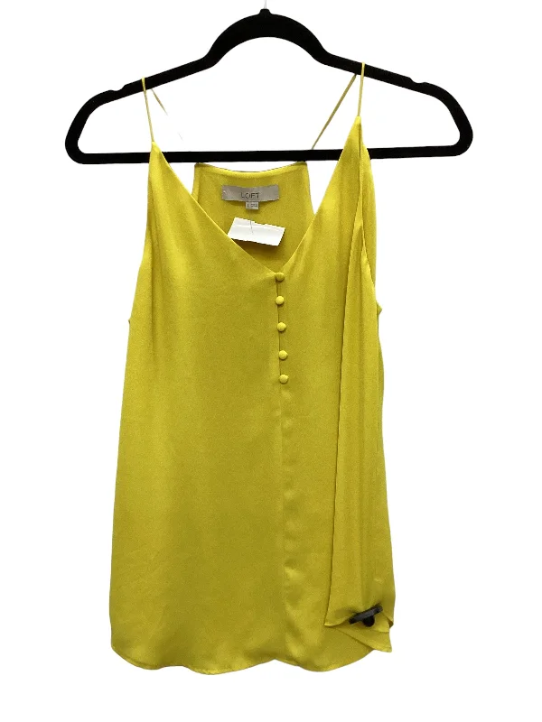 Your Weekend, Your Savings Yellow Top Sleeveless Loft, Size S
