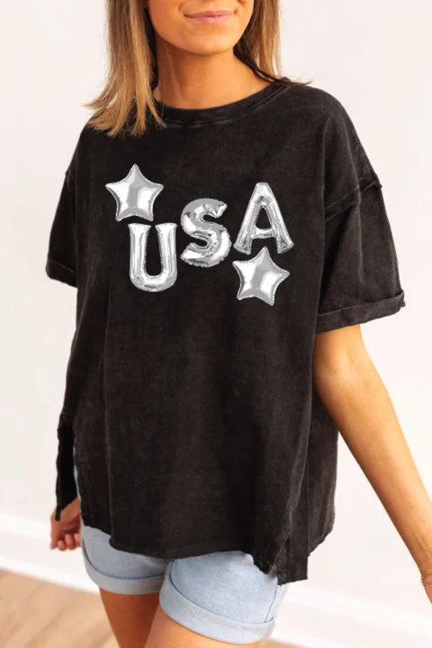 Massive Deals USA on Black Tee Shirt