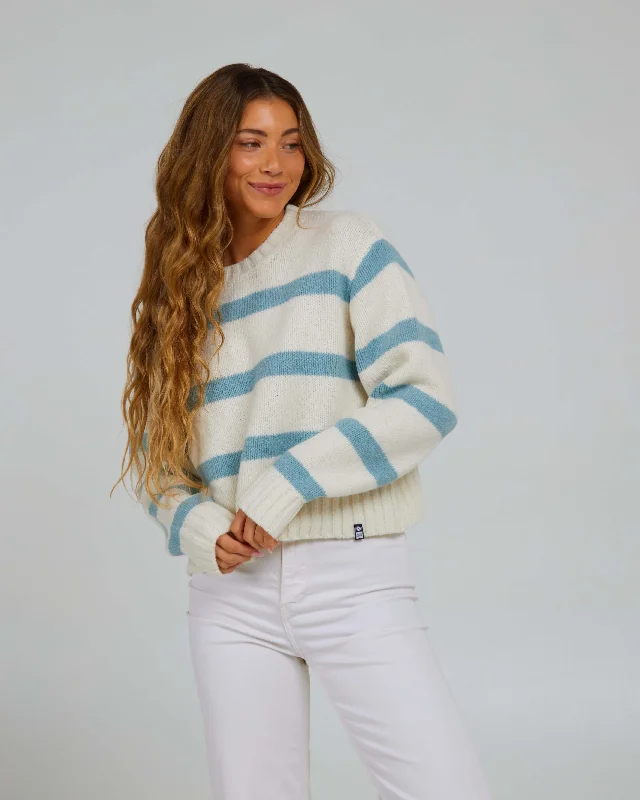 Can't Be Beat Lighthouse Crew - Off White/Cloud Blue