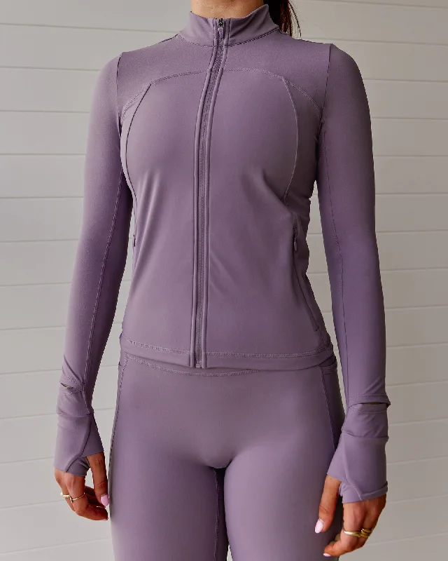 Final Clearance Aspire Jacket - Purple Sage