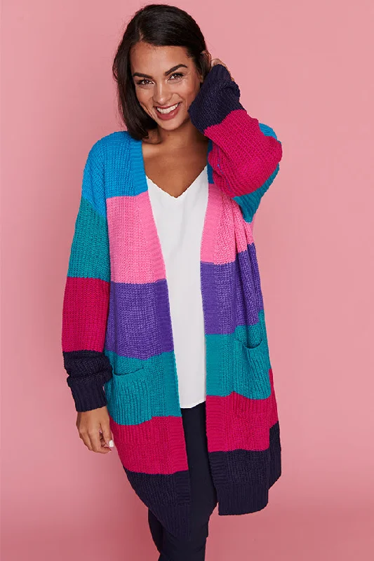 Weekend Discounts to Enjoy Devi Autumn Hues Long Cardi