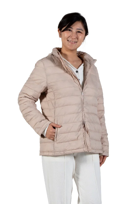 Price Rollback La Cera Quilted Nylon Puffer Jacket