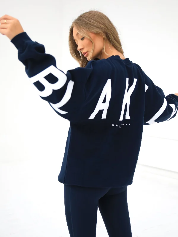 Today Only Isabel Oversized Sweater - Navy