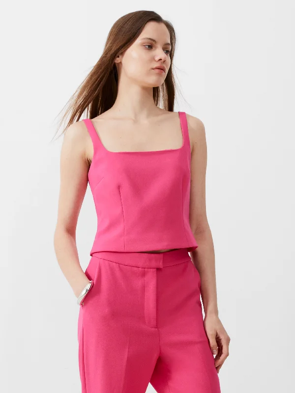 Hurry Up Whisper Square Neck Top