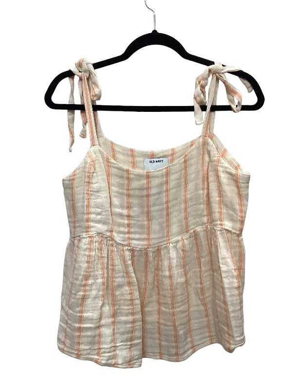 Weekend Offers That Sizzle Orange Top Sleeveless Old Navy, Size M